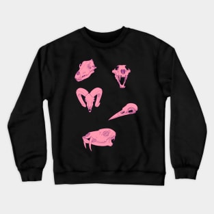 Pink Skulls Crewneck Sweatshirt